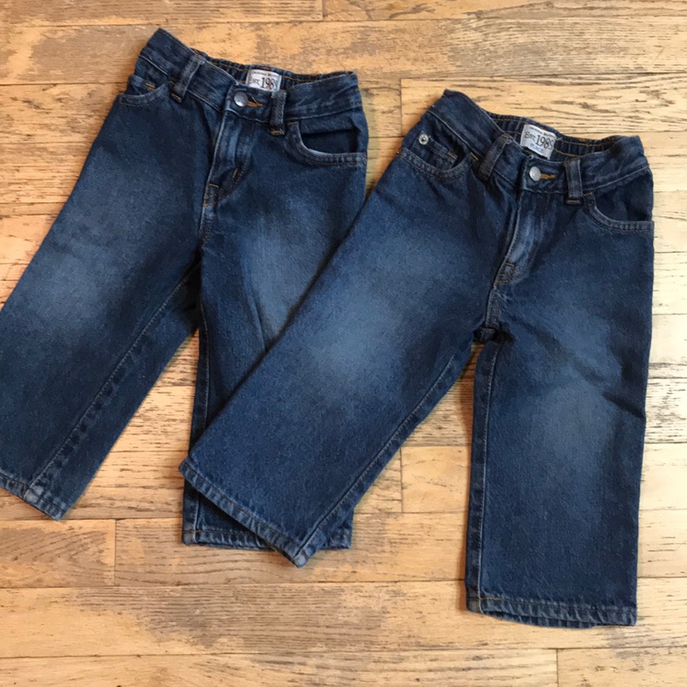 Two pairs of Children’s Place jeans